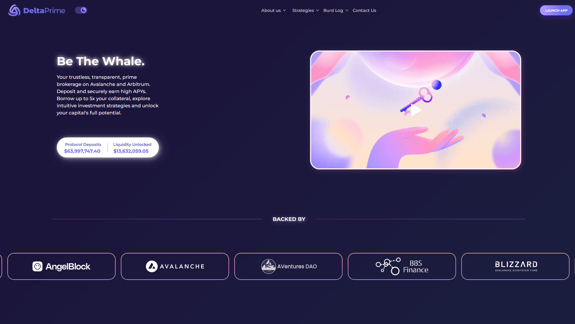 DeltaPrime project screenshot